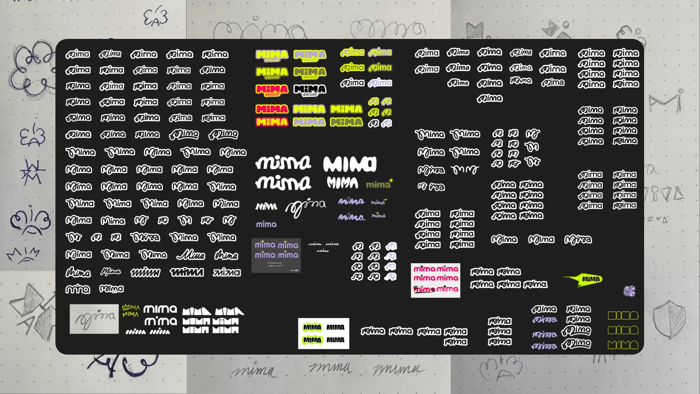 Logo exploration, 401 variations